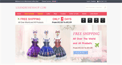 Desktop Screenshot of lolitadressesshop.com